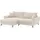 Mr. Couch Ecksofa MR. COUCH "Blackburn II, L-Form", beige (novaclean avanti 4 ecru), B:246cm H:71cm T:170cm, Novaclean Avanti (100% Polyester), Sofas, Ecksofa, Mit Kaltschaumpolsterung bis 140 kg belastbar
