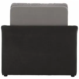 Home Affaire Schlafsofa Kunstleder 2-Sitzer Grau