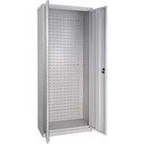 ADB Stahlschrank 40521 lichtgrau 78,0 x 38,0 x 193,0 cm, aufgebaut