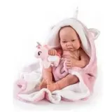 Muñecas Antonio Juan Mädchen Babypuppe Nica Einhorn 42 cm