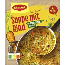 MAGGI Suppe Rindfleisch mit Nudeln und Gemüse 85 g