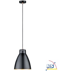 Paulmann Pendelleuchte NEORDIC ROALD, 1-flammig, Schwarz / Kupfer / Marmor PAUL-79609