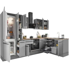BASIC by Balculina Winkelküche L-Form 310 cm grau