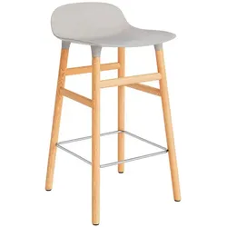 Normann Copenhagen - Form Barhocker H65 Oak/Warm Grey