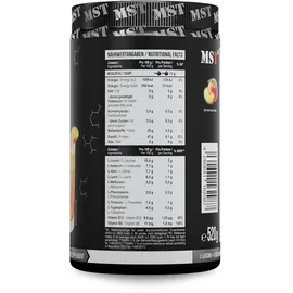 MST Nutrition BCAA & EAA Zero Pfirsich-Eistee Pulver 520 g