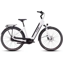 Cube Supreme Hybrid Comfort ONE 500 metallicwhite ́n ́black 2025 Easy Entry - RH 50 cm