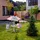 Relaxdays Camping Kindersitzgruppe mit Schirm blau
