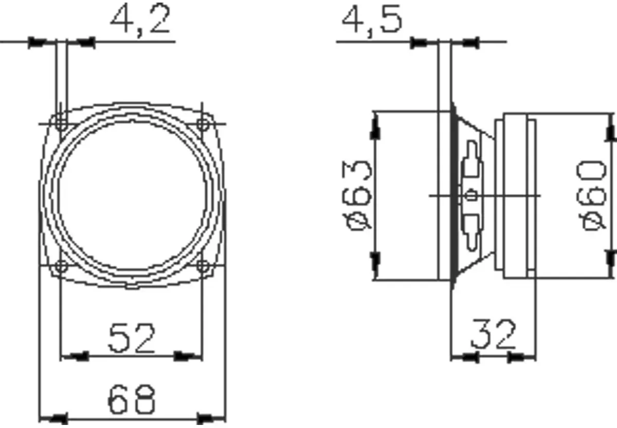 WHD Lautsprecher Chassis B66BB-8