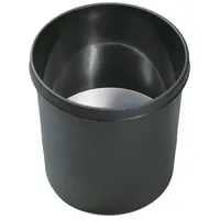 Lüllmann Sicherheitspapierkorb, 18 L 310 x 295 mm, schwarz