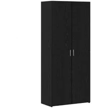 vidaXL Highboard 80 x 42 x 185 cm Schwarz Eichen-Optik