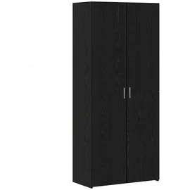 vidaXL Highboard 80 x 42 x 185 cm Schwarz Eichen-Optik