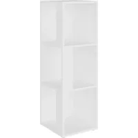 vidaXL Eckregal 33 x 33 x 100 cm Weiß