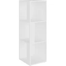 vidaXL Eckregal 33 x 33 x 100 cm Weiß