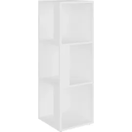 vidaXL Eckregal 33 x 33 x 100 cm Weiß