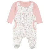 FIXONI Kinder Langarmbody "Body LS w.Velour Romper" in Rosa | Gr.: 68