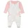 FIXONI Kinder Langarmbody "Body LS w.Velour Romper" in Rosa | Gr.: 68