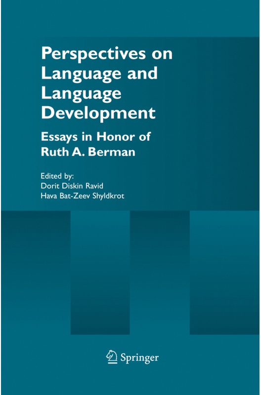 Perspectives On Language And Language Development  Kartoniert (TB)