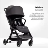 hamilton by yoop Hamilton by yoop, Kinderwagen, Kinderwagen S1 Plus Schwarz - Leichtgewicht Buggy - MagicFoldTM Technology