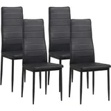 Albatros Stuhl, Schwarz, Kunststoff, 42x98x43 cm, Esszimmer, Stühle, Esszimmerstühle, Vierfußstühle