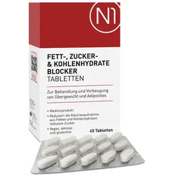 N1 Fett- Zucker- & Kohlenhydrate Blocker Tabletten 45 St