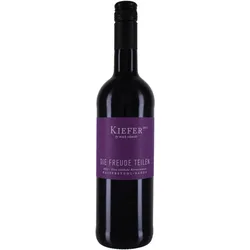 Kiefer Die Freude teilen 2022 - Rotwein / süß - Deutschland / Baden - Baron,Dornfelder,Dunkelfelder,Prior,Spätburgunder / Weingut Friedrich Kiefer
