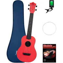 Flight TUC35 Red Travel Konzert Ukulele Set