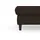 sit&more Hocker Marano mit Stauraum 102 x 43 x 67 cm Braun