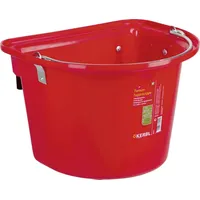 Kerbl Futterkrippe rot mit Einhängebügel + Tragegriff