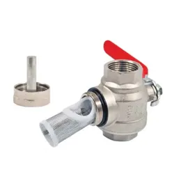 Regulus Kugelhahn 3/4 Zoll mit Filter und Magnet Filterball