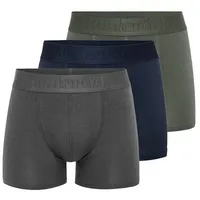 Resteröds Gunnar Bamboo Boxershorts Blau / Grau M 3er Pack