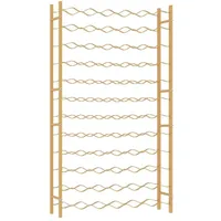 vidaXL Weinregal 72 Flaschen Gold