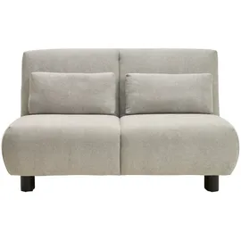 Ell + Ell Schlafsofa 2-Sitzer grau