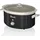 Swan Retro Slow Cooker 6,5L, Antihaft-Keramisches PFOA- und PTFE-freies, Vintage Schwarz,