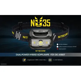 Nitecore NU35 headlamp flashlight