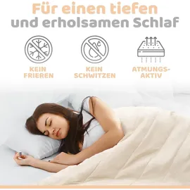 engelshof alpakas Engelshof Alpaka Bettdecke "Farisa" Extrawarm Trio 155x220cm - Weiß