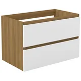 duschspa Waschtisch Unterschrank Waschtischunterschrank Waschbeckenunterschrank Badschrank, 50-120cm Hängeschrank, Matt / Hochglanz 79 cm x 52 cm x 46.3 cm