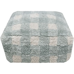 Lorena Canals Hocker / Viereckiger Sitzsack / Pouf Vichy, Farbe: Vichy Toffee