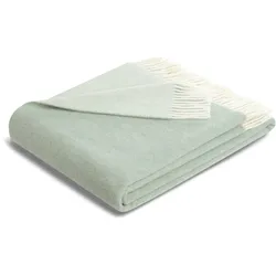 Biederlack Plaid »Britta«, aus 100% Wolle Biederlack green-ecru B/L: 130 cm x 170 cm