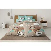 MY HOME Bettwäsche »Physalis« 2 tlg. in Gr. 135x200 oder 155x220 cm, 100% Baumwolle, mehrere Designs grau