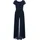 Vera Mont Jumpsuit mit Spitzenbesatz, Marine, 42,