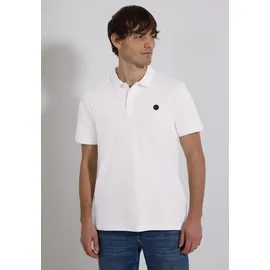 STREET ONE Kurzarm Poloshirt in Stretchqualität - Weiß