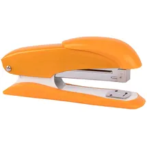 IDENA 11549 - Heftgerät 13 cm, inklusive 50 Heftklammern 24/6, orange, für 20 Blatt, 1 Stück
