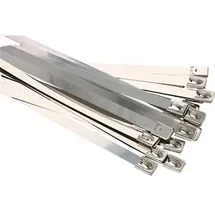 Good Connections Edelstahl-Kabelbinder 400 mm x 7,9 mm, 20er-Pack
