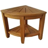 deluke Gartentisch 40 x 40 x 44 cm Braun