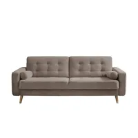 Sofa.de Schlafsofa mit Bettkasten Fjord ¦ beige ¦ Maße (cm): B: 226 H: 88 T: 90