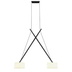 Serien Lighting - Twin LED Pendelleuchte Black