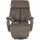 sit&more TV-Sessel Invito Kunstleder 80 x 111 x 80 cm Grau mit Motor und Aufstehhilfe