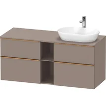 Duravit D-Neo Konsolenwaschtischunterbau wandhängend Basalt Matt 1400x550x664 mm à DE4970R04430000, DE4970R04430000