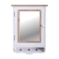 DESIGN DELIGHTS SCHLÜSSELSCHRANK Weiß, Holz, 34x48x10 cm, Garderobe, Schlüsselboards
