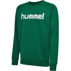 hummel GO Baumwoll Logo Sweatshirt Kinder evergreen 116
